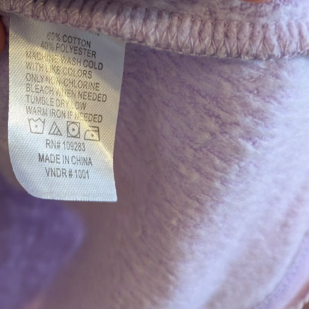 Ron Jon Surf Shop Purple Orlando Long Sleeve Pocket Surfer Hoodie Size Small - Picture 6 of 6